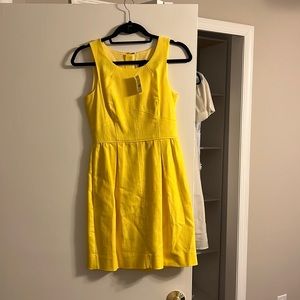 Yellow J.Crew Factory Mini Dress